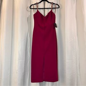 NWT Hot Miami Styles Fuchsia Fitted/Bodycon Dress - ‘M’